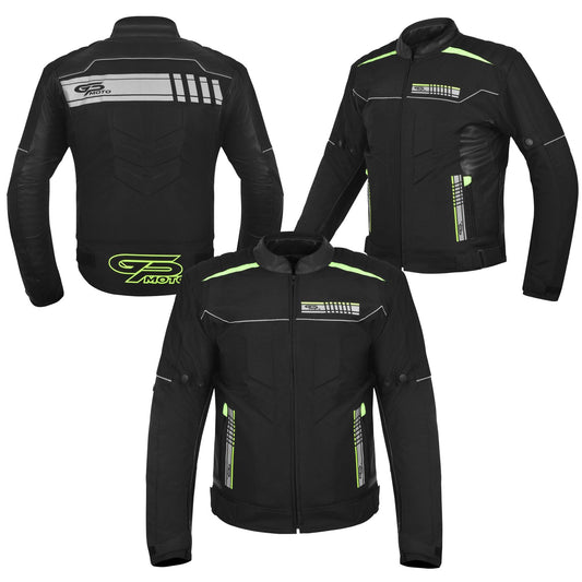 Rider Defender Cordura Jacket (Leather Sleeve )