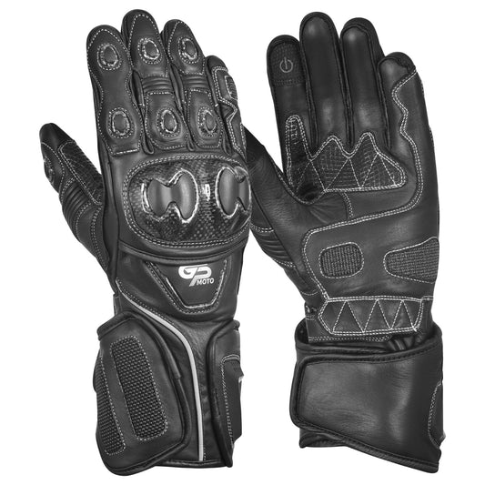 APEX MOTERBIKE RACING GLOVES ( BLACK)