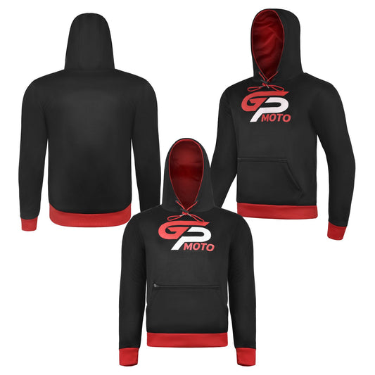 Flex Sheild Armoured Hoodies Red (CE Padding)